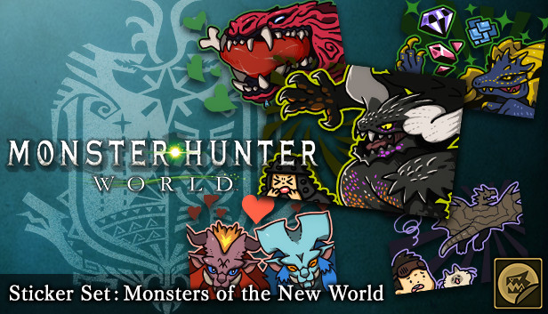 Monster Hunter: World - Sticker Set: Monsters of the New World Steam capsule image