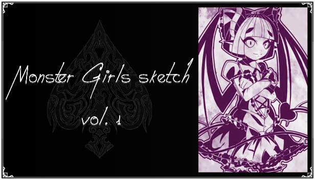 Monster Girl Sketch Vol.01 Steam capsule image