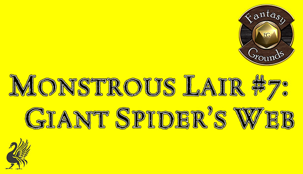 Fantasy Grounds - Monstrous Lair #7: Giant Spider's Web (Any Ruleset) Steam capsule image