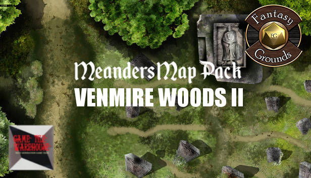 Fantasy Grounds - Meanders Map Pack: Venmire Woods II (Map Pack) Steam capsule image