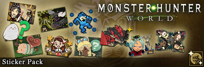 Monster Hunter: World - Sticker Pack - IsThereAnyDeal