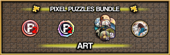Pixel Puzzles Jigsaw Bundle: Art
