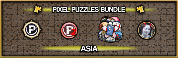 Pixel Puzzles Jigsaw Bundle: Asia