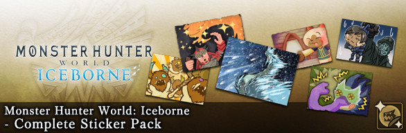 Monster Hunter World: Iceborne - Pack complet "Stickers"