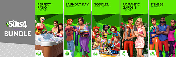 The Sims™ 4 Everyday Stuff Pack Bundle — Perfect Patio Stuff, Laundry Day  Stuff, Toddler Stuff, Romantic Garden Stuff, Fitness Stuff · BundleID:  18882 · SteamDB