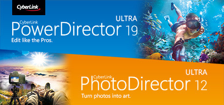 CyberLink PowerDirector 19 Ultra + PhotoDirector 12 Ultra banner image