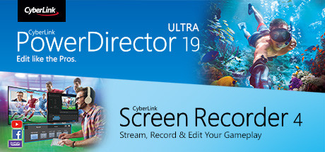 CyberLink PowerDirector 19 Ultra + Screen Recorder 4 banner image