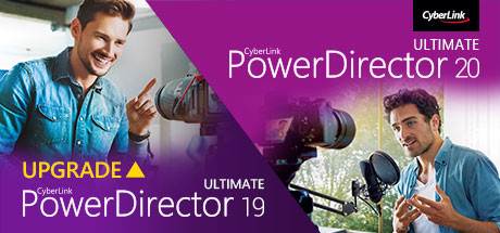 CyberLink PowerDirector 20 Ultimate UPGRADE from V.19 banner image
