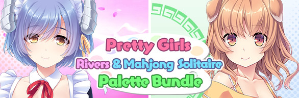 Pretty Girls Rivers & Mahjong Solitaire : Palette Bundle