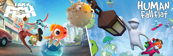Human: Fall Flat & I am Fish Bundle