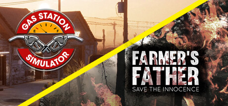 Gas Station led by Farmer's Father banner