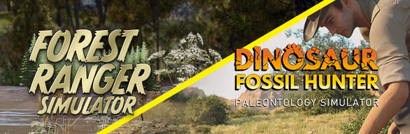 Dinosaur Fossil and Forest Ranger