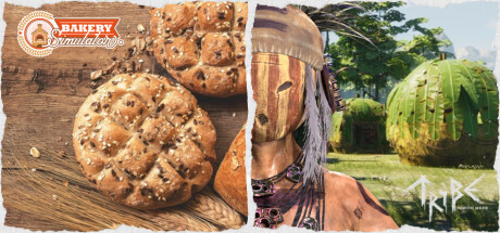 Bakery Simulator and Tribe banner
