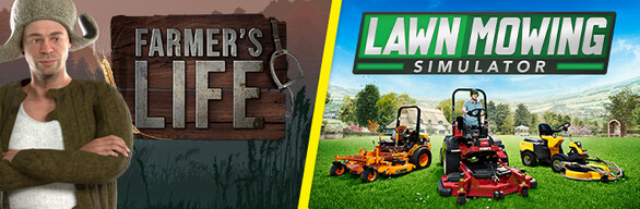Lawn Mowing Simulator and Farmer's Life