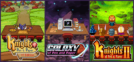 Knights of Pen and Paper and Galaxy of Pen and Paper Bundle banner image