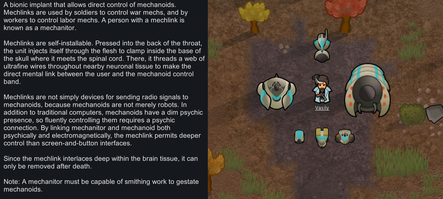 Biotech preview #1: Mechanitor infrastructure and labor mechs · RimWorld  update for 7 October 2022 · SteamDB