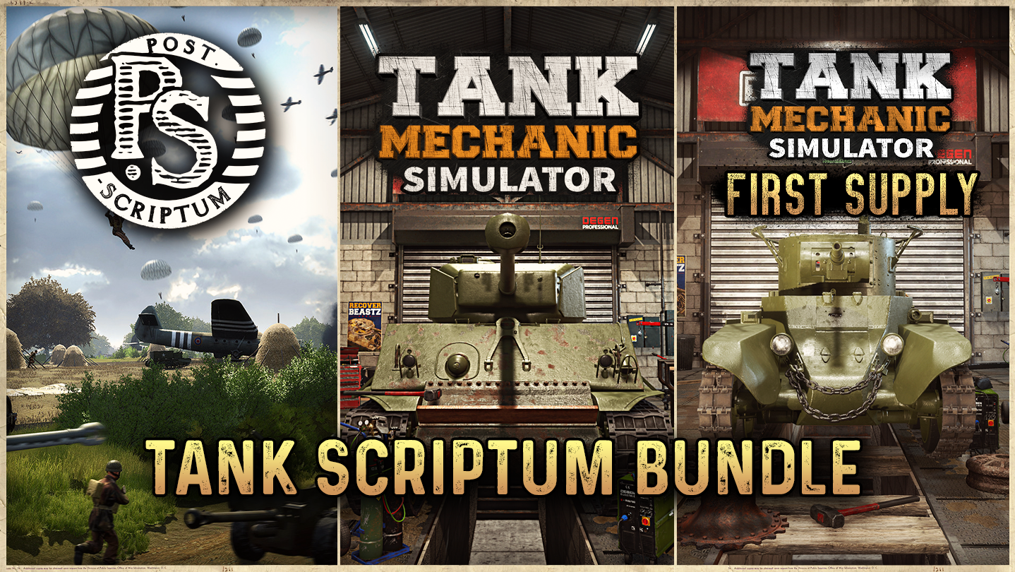 Notizie di Steam - Tank Mechanic Simulator - Tank Scriptum Bundle is  out!_深圳物流到香港