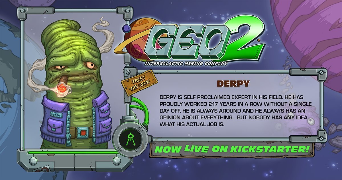Geo 2 - Intergalactic Mining company by Windybeard Games — Kickstarter
