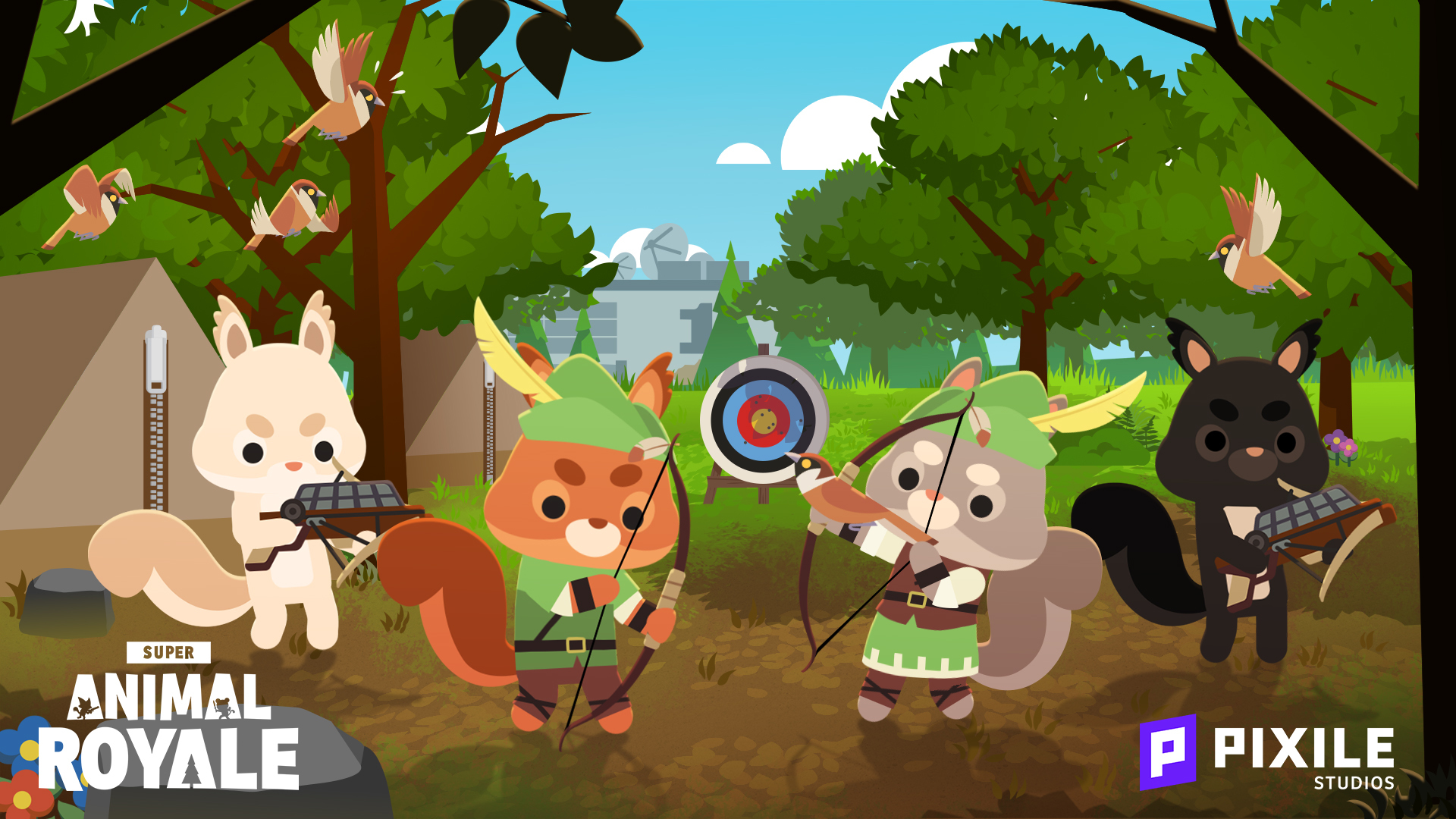 Super Animal Royale V0 95 2 Super Squirrels Arrive With 2 New Weapons And More Steam News