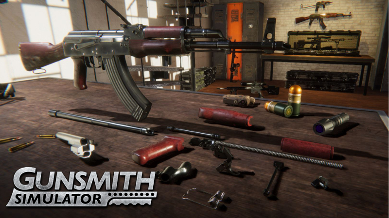 Gunsmith Simulator - Can you guess the gun by its parts? - Steam-nyheter