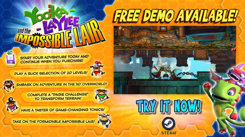 Steam Community :: Yooka-Laylee and the Impossible Lair