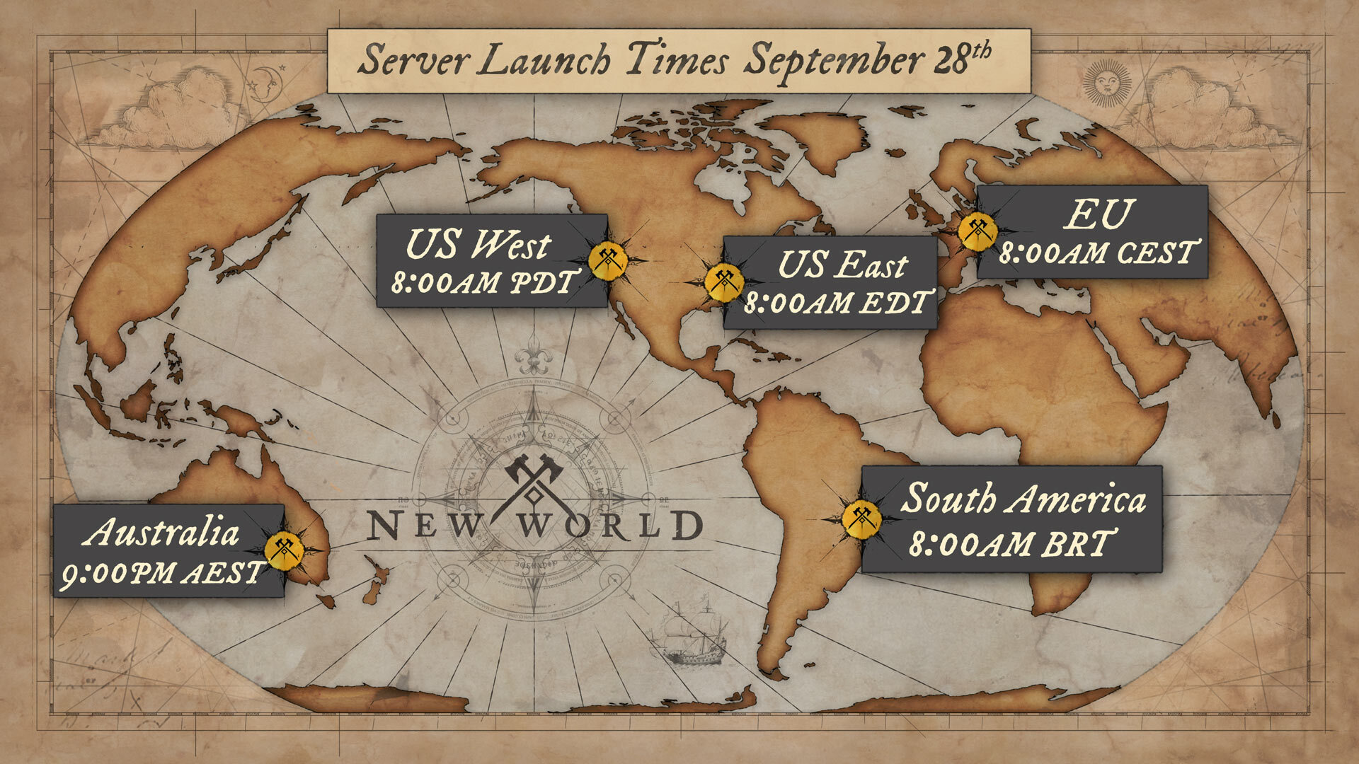 Mægtig Tether Men New World - New World Launch Details - Steam News