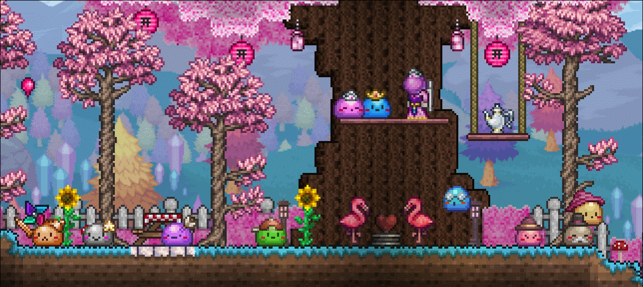 Terraria Turns Eleven - Town Slimes Are Coming to Celebrate the Occasion!