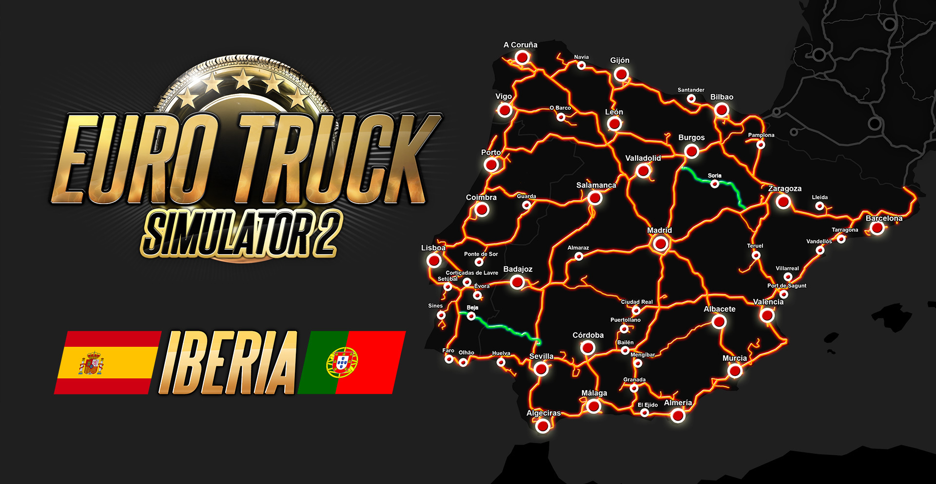 New Iberian Roads · Euro Truck Simulator 2 update for 24 September 2021 ·  SteamDB