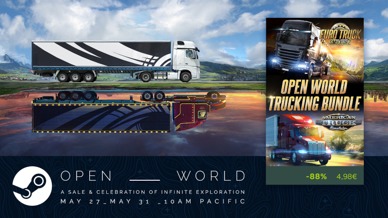 Euro Truck Simulator 2 - Open World Trucking Bundle - Steam News