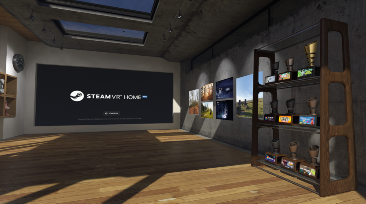 Vr вход. Steam VR Home. VR комната. STEAMVR лого. Valve Steam VR.