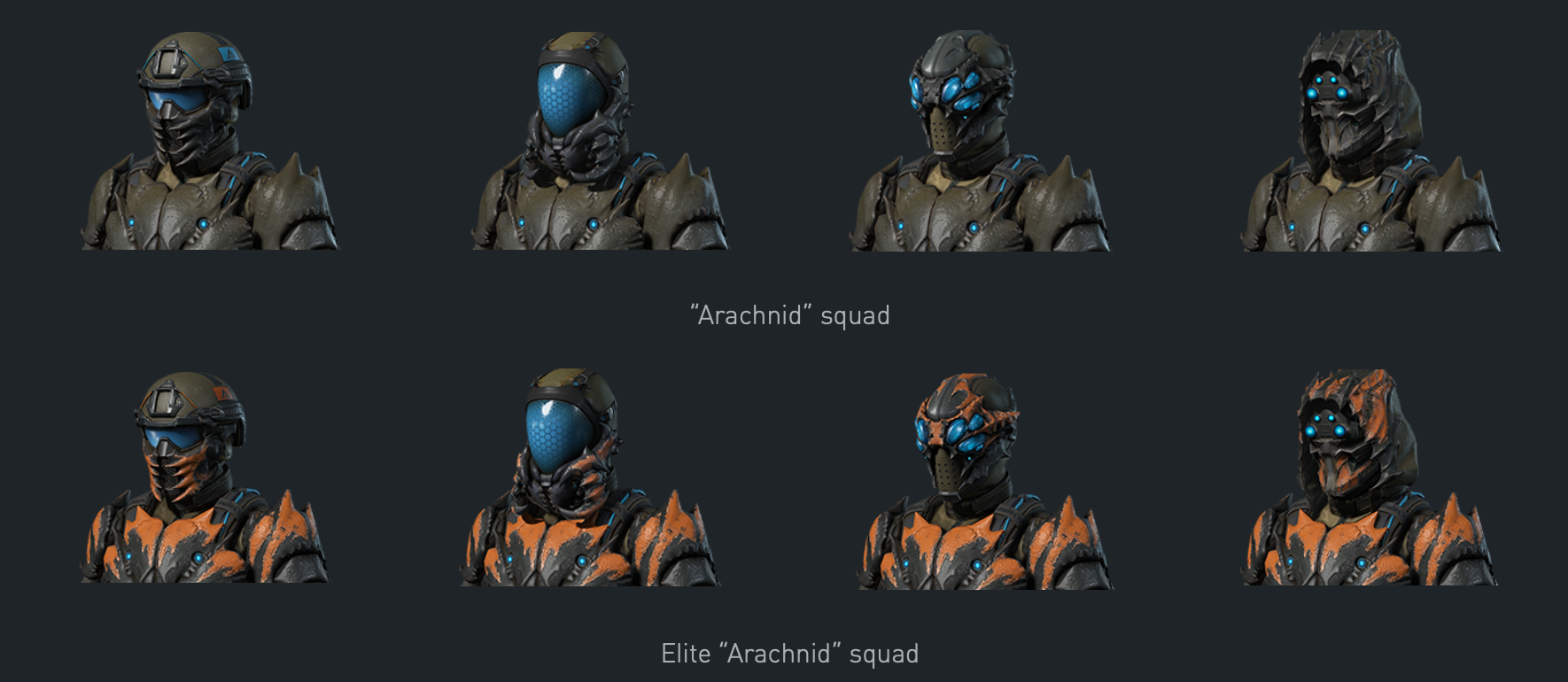 As for Elite "Arachnid" squad appearances, they are waiting for p...