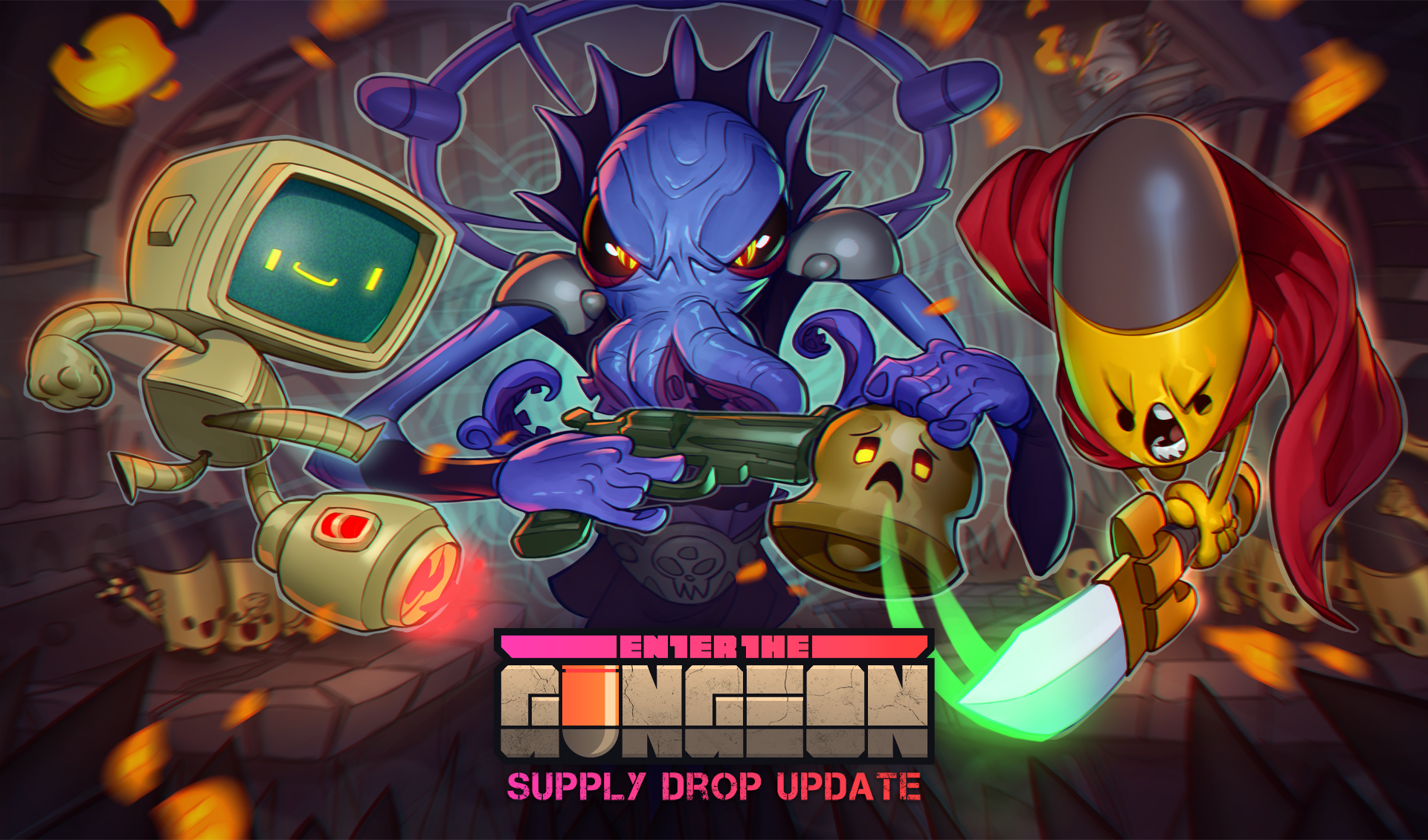 Steam :: Enter the Gungeon :: Announcing the Supply Drop Update, Coming  This Fall