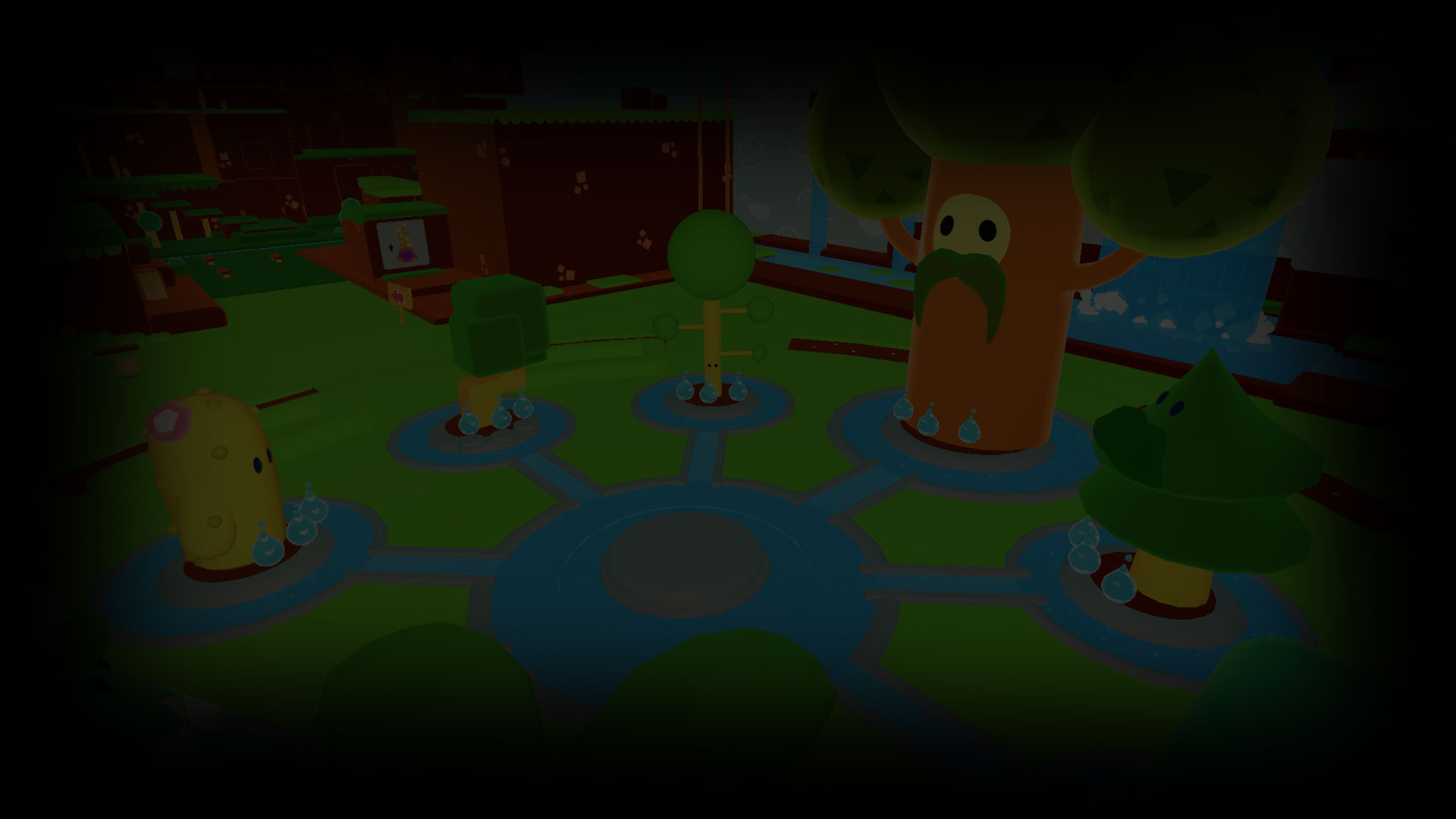 Plaza Background