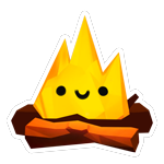 Happy Yule Log (animated)