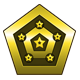 Series 1 - Pentagon golden star merit