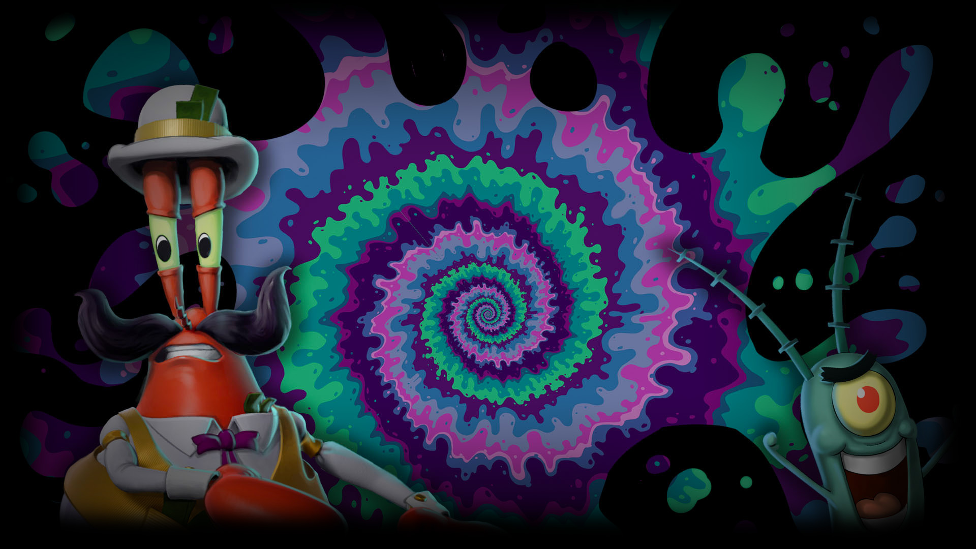 Krabs Plancton Background