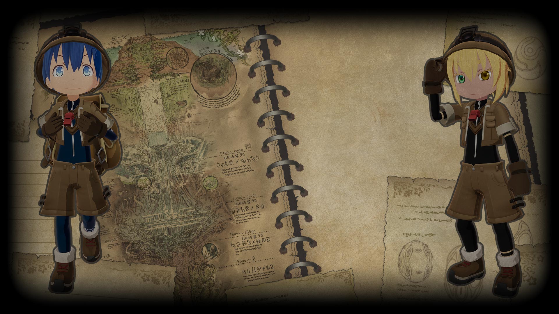 Made In Abyss: Binary Star Falling into Darkness Background 1