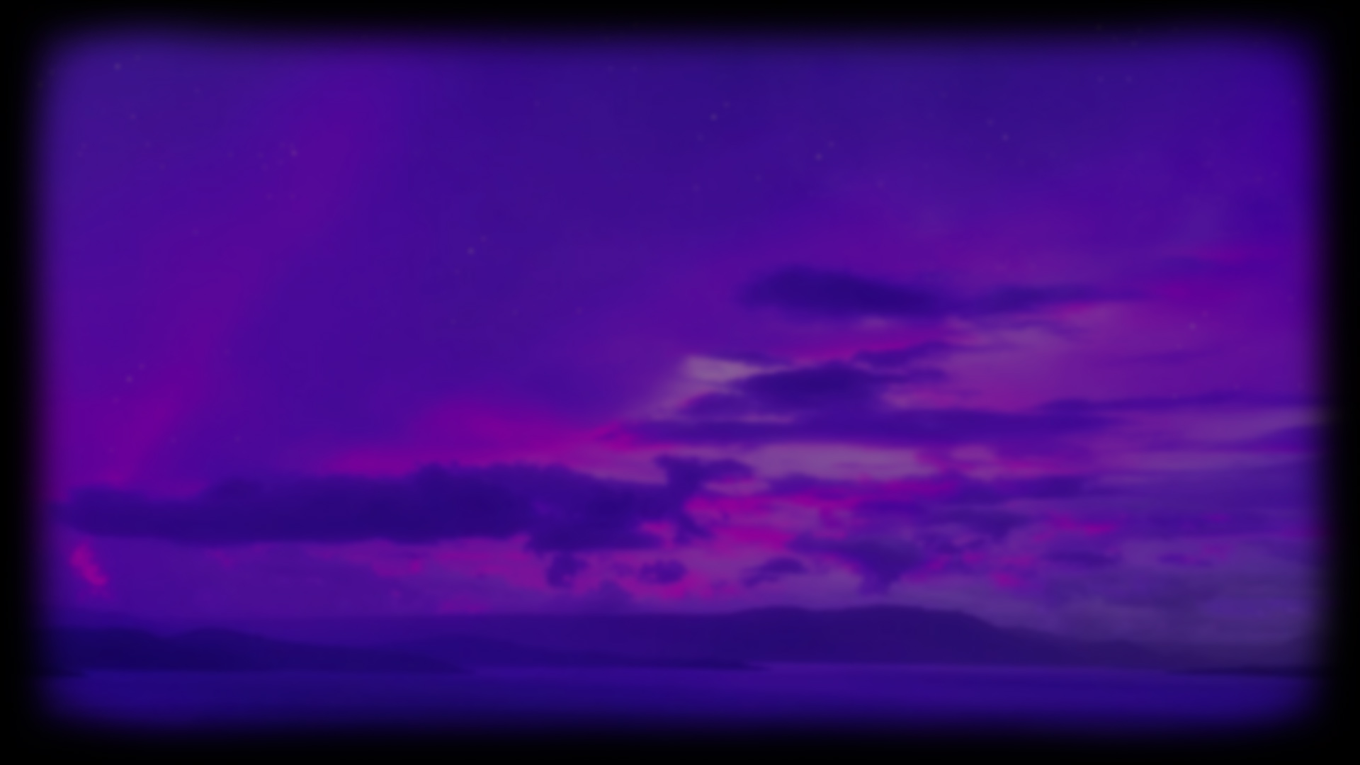 Purple sunset