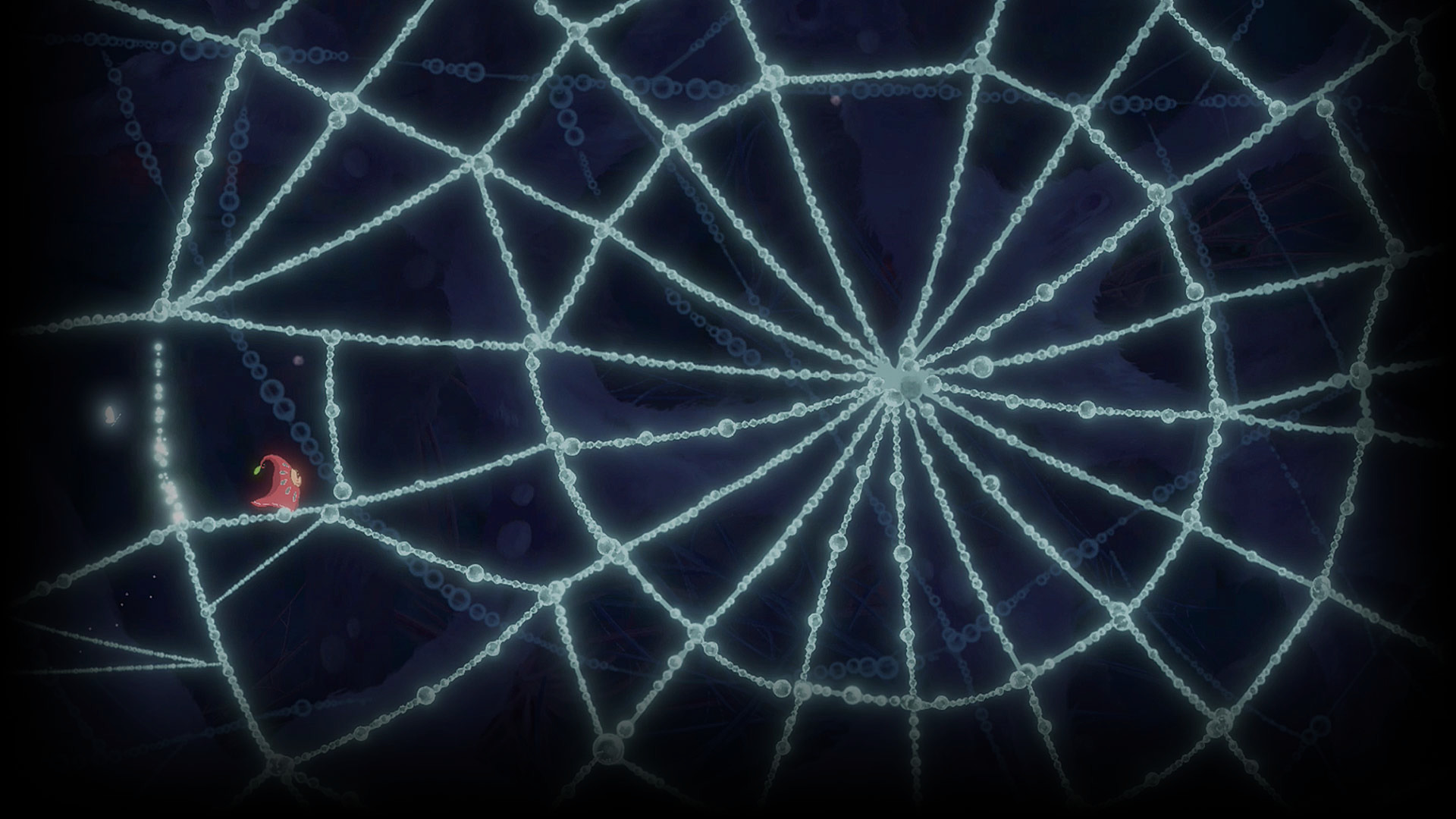 Frozen Spider Web