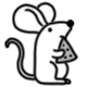 Series 1 - Mouse with Cheese