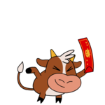 Red Envelope Ox Animated