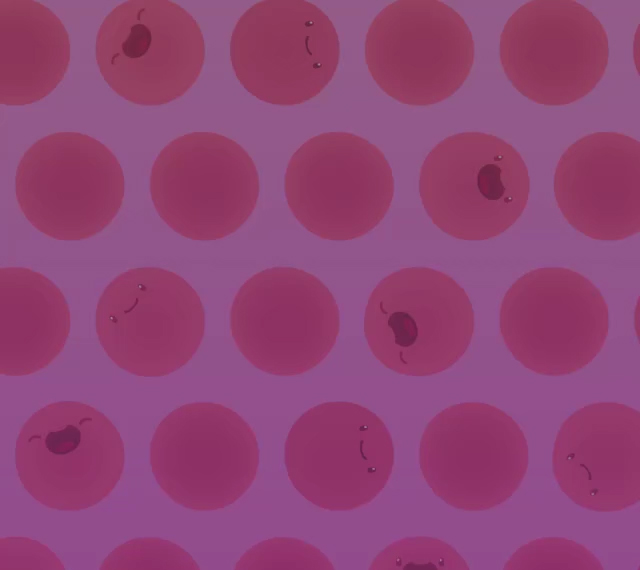 Mini Slime Polka Background