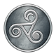 Series 1 - Silver Triskelion