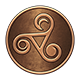 Series 1 - Bronze Triskelion