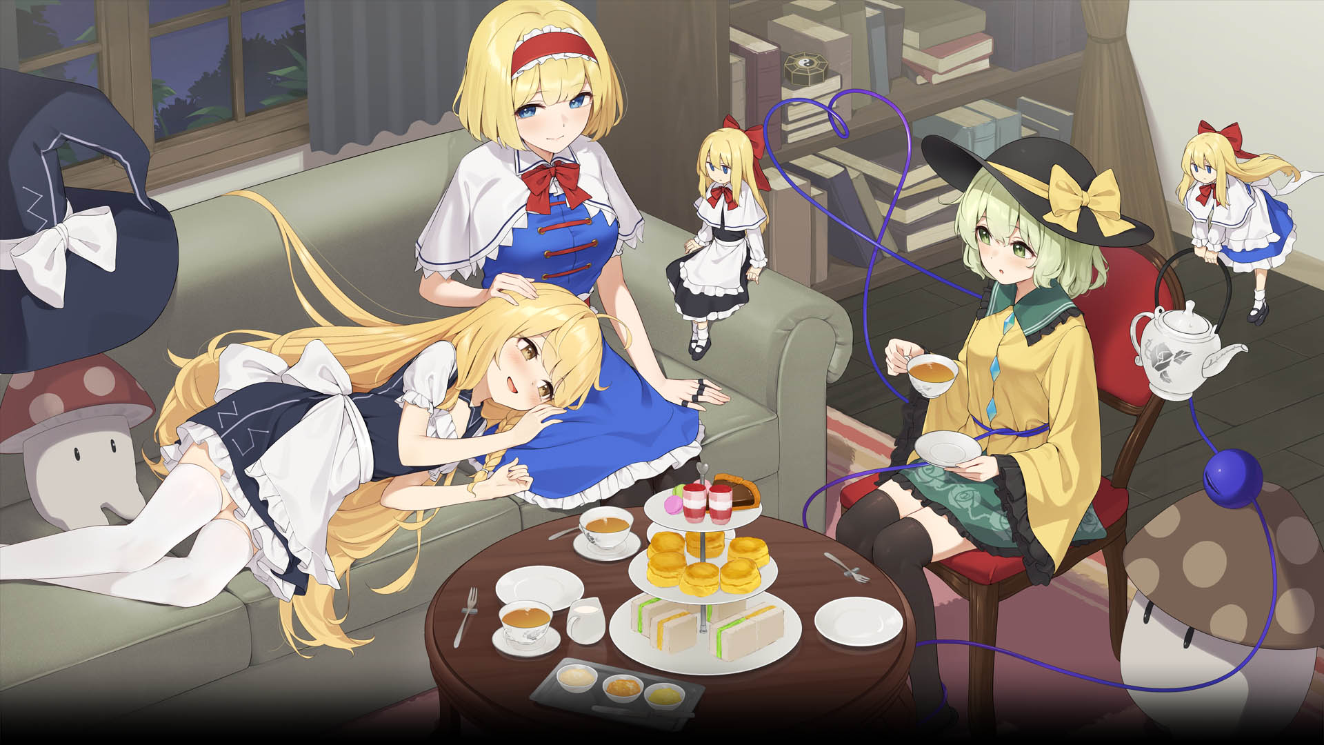 Sabbat of Witches: Marisa, Alice, Koishi