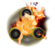 Series 1 - Flaming Spinner