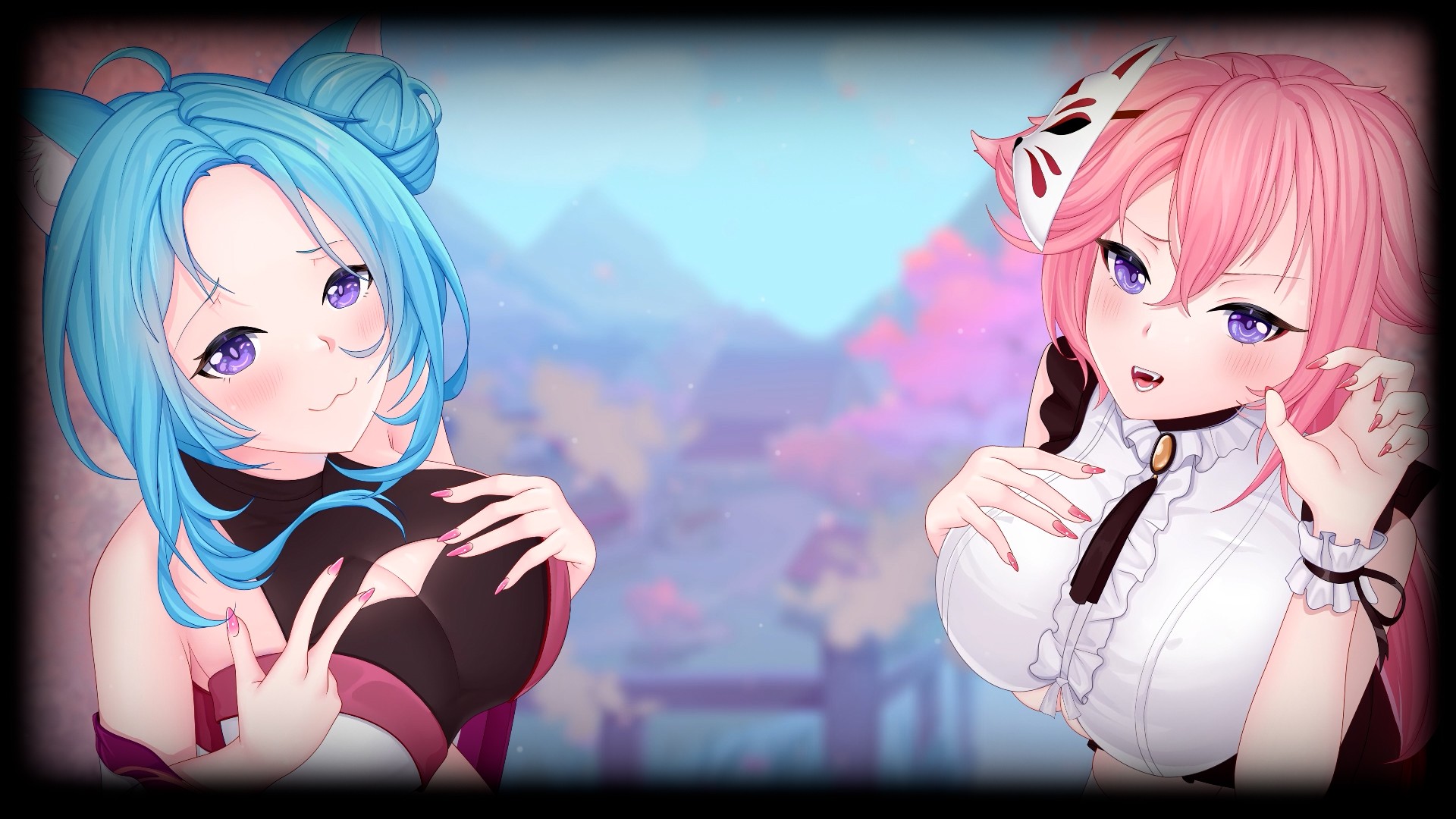 Sakura and Miyuki's greeting