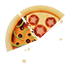 Series 1 - Two slices of pizza
