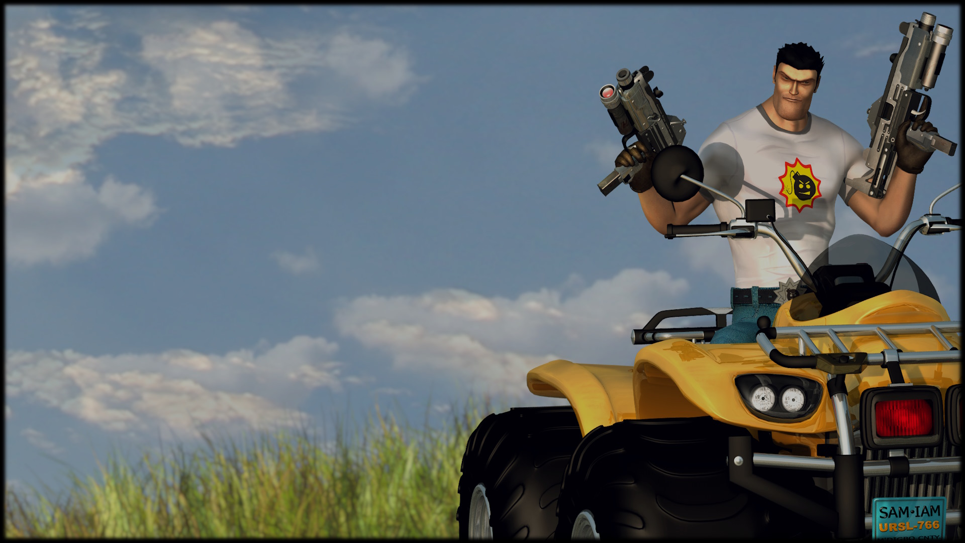 Sam on ATV