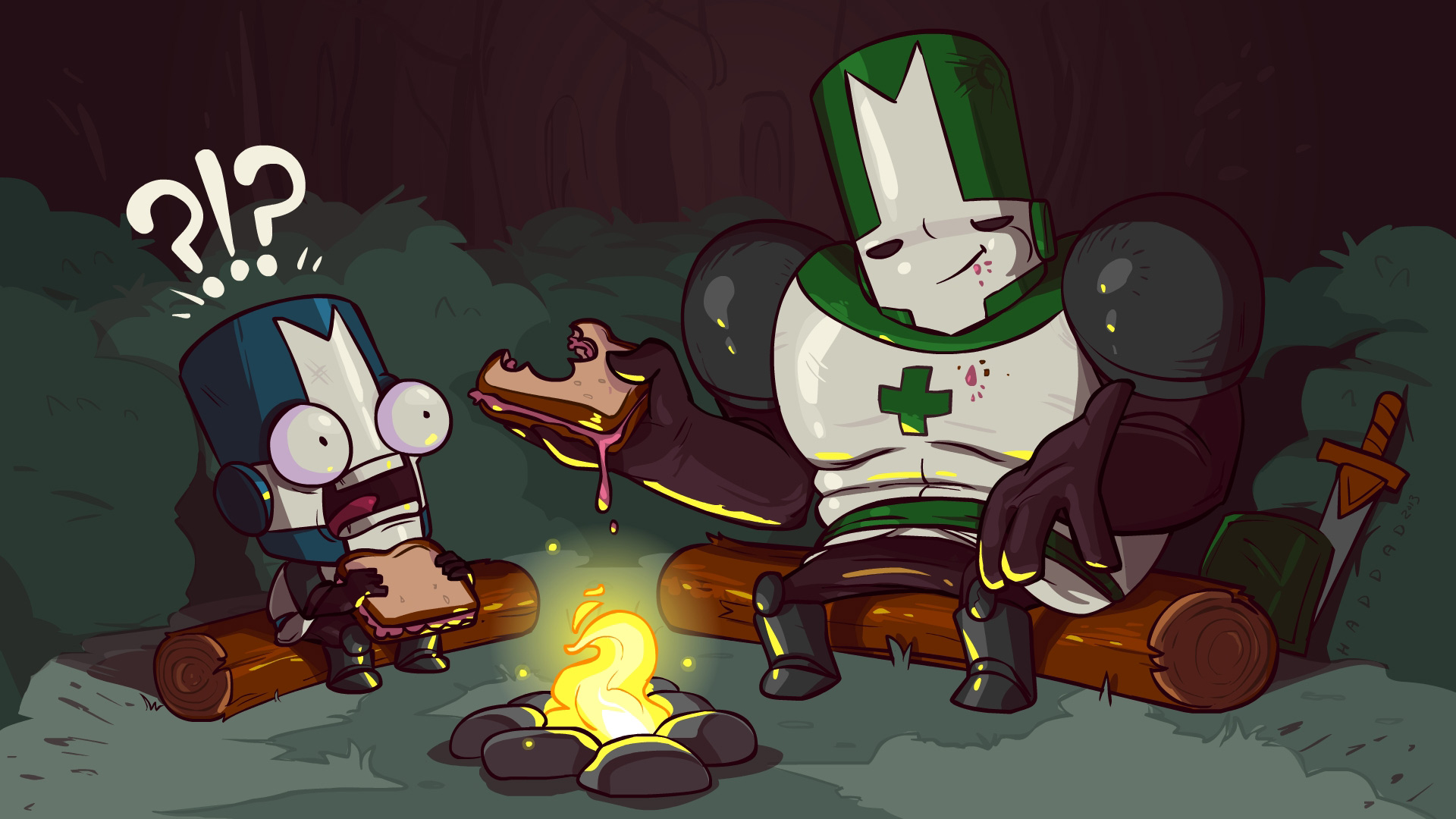 Castle Crashers на Android (ExaGear, Snapdragon 870, Turnip+Zink, Wine  5.0.4 Hugo) 